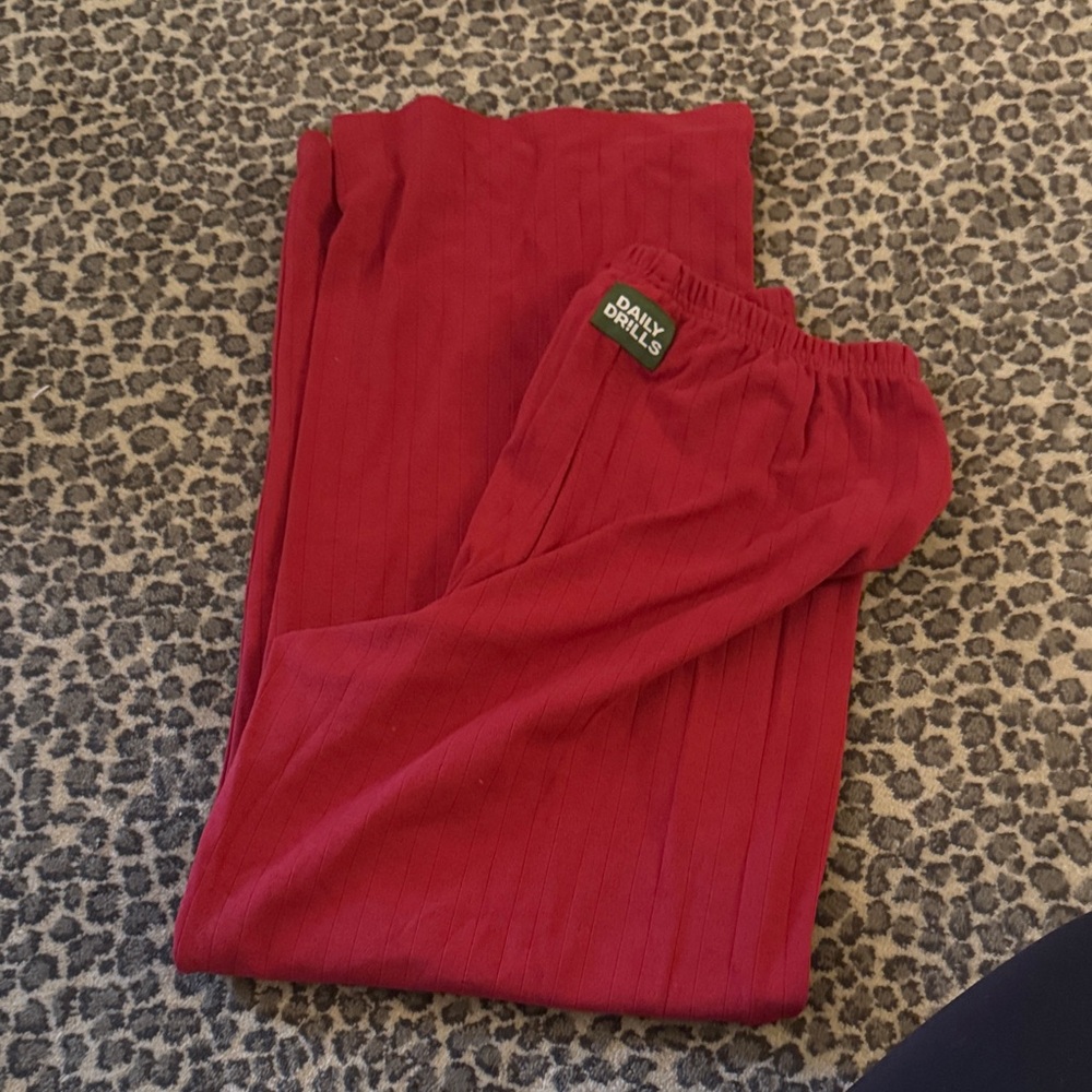 Daily Drills Woman’s  Pants in Rich Red